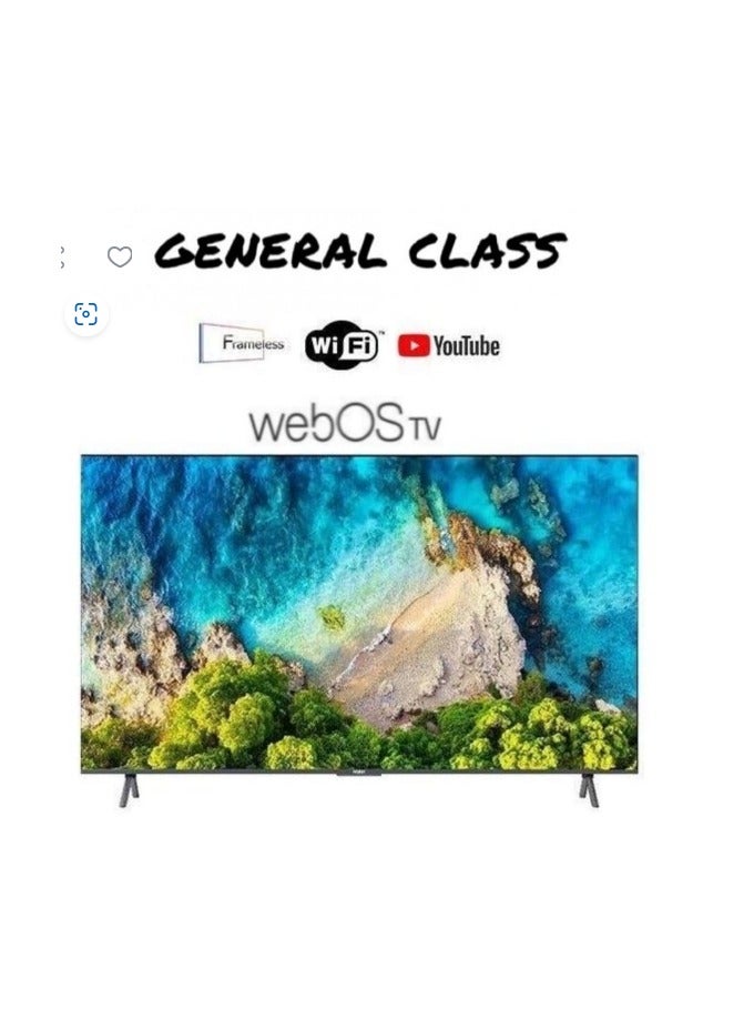 شاشة تلفزيون  100 بوصة سمارت من جنرال كلاس 4K نظام ويبوس موديل GC-10024